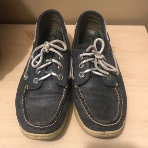 blue sperry shoes